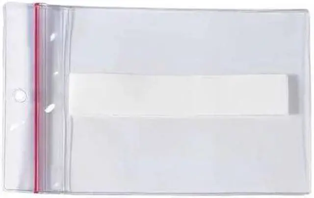Alt view image 2 of 2 - SUPERSCAN Press-On Vinyl Envelopes Reclosable 3" x 5" Clear 25/Case LH235