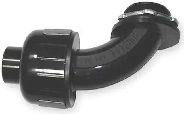 Alt view image 2 of 2 - HUBBELL WIRING DEVICE-KELLEMS P0509NBK Conduit Fitting Connector, 1/2 in,