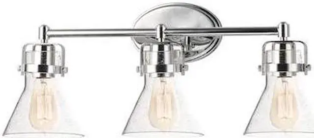 Main image of MAXIM LIGHTING 26113CDPC Seafarer 3-Light 24.25" Wide Polished Chrome Vanity