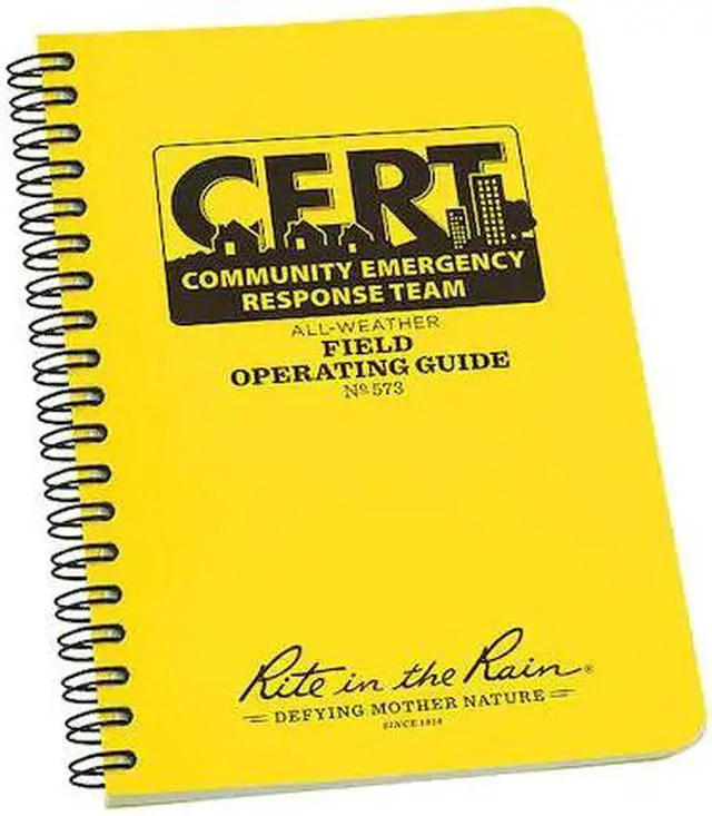 Alt view image 5 of 6 - RITE IN THE RAIN 573 Field Operating Guide, 4-5/8 x 7In.