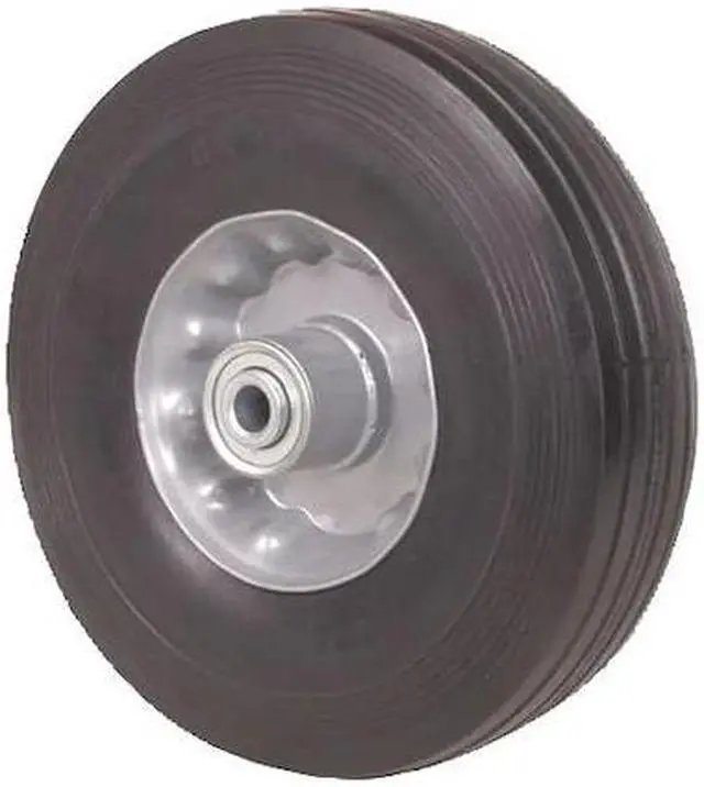 Main image of ZORO SELECT 1NXB7 Solid Rubber Wheel,6 in.,250 lb.,Offset