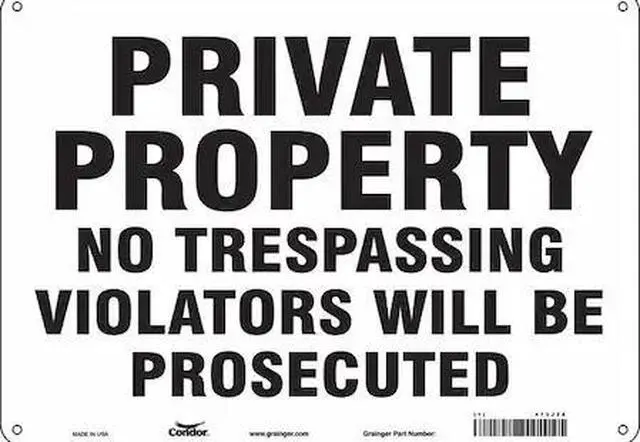 Main image of CONDOR 473J28 Safety Sign, 10 in Height, 14 in Width, Aluminum, Horizontal