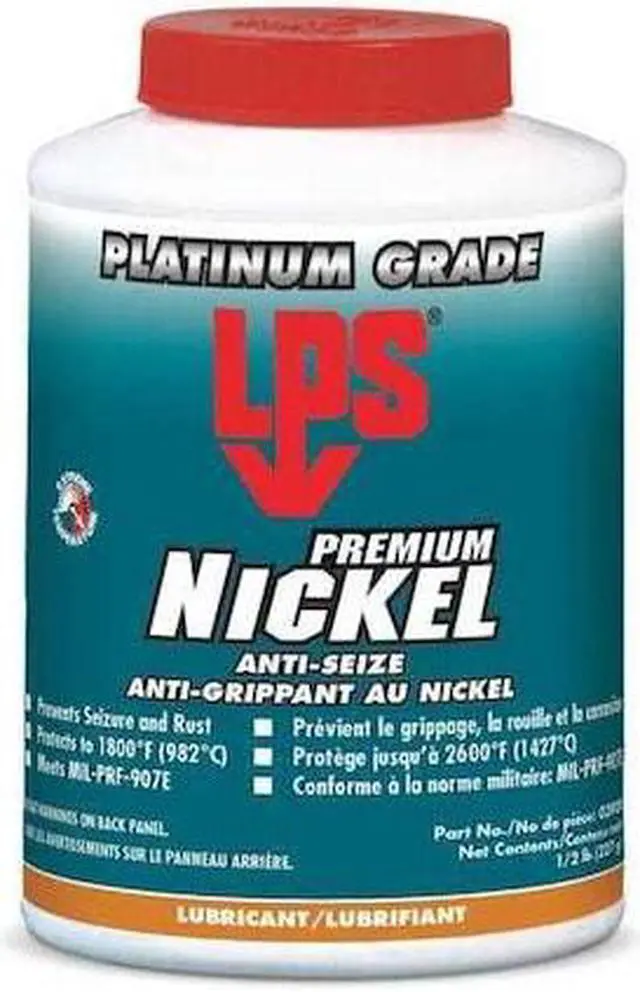 Alt view image 2 of 2 - Lps Nickel Anti-Seize Compound, -65i??F to 2600i??F, 0.5 lb., Silver 03908