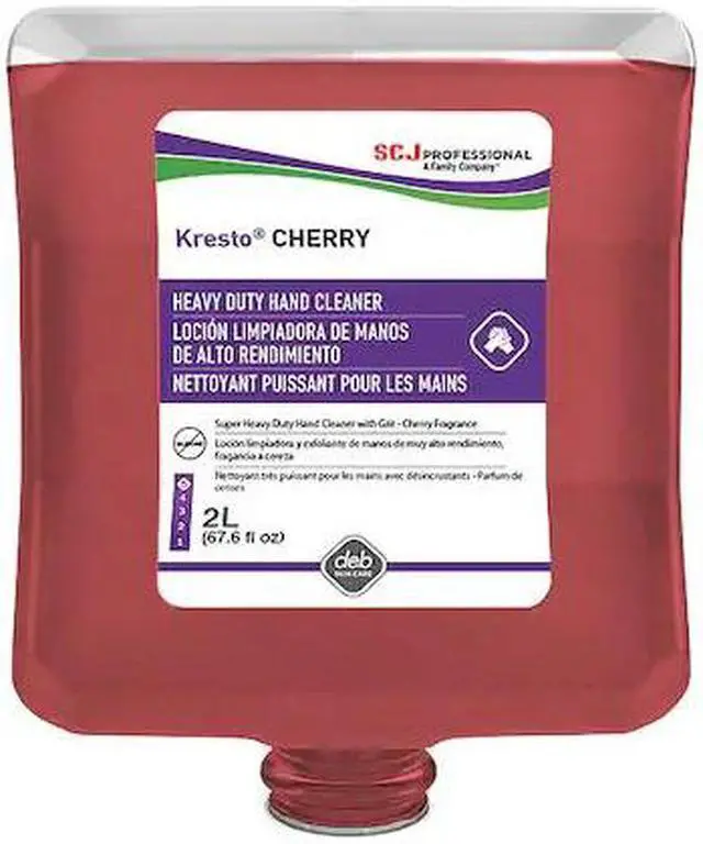 Alt view image 2 of 2 - Deb-Stoko Kresto Cherry Scented KCH2LT Heavy Duty Hand Cleanser 2 Liter Refill