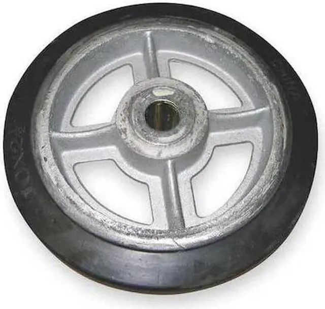 Alt view image 3 of 3 - WESCO 150596 Wheel,10x2 1/2 In,Mold On Rubber