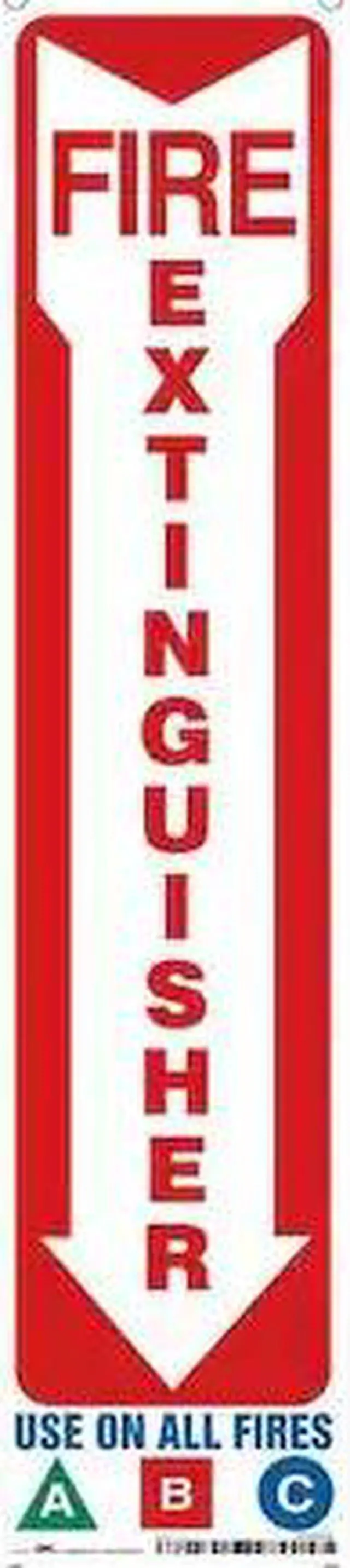 Main image of CONDOR 470A59 Safety Sign,4" W,18" H,0.032" Thickness