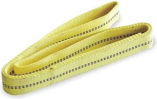 Main image of DAYTON 1DMP8 Web Sling Set, Type 5, 1 in W, Nylon, Yellow
