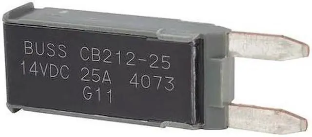 Alt view image 2 of 2 - BUSSMANN CB212-25 Automotive Circuit Breaker,CB212,25A,12V