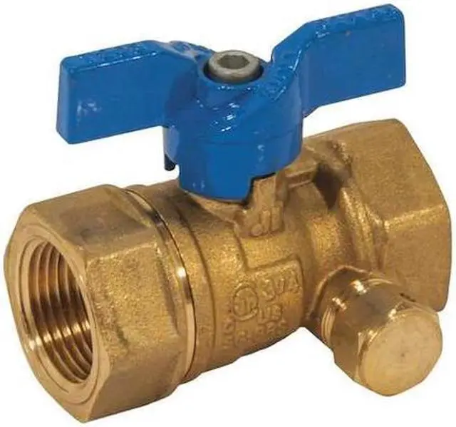 Alt view image 3 of 3 - JOMAR VALVE 102-304 3/4" FNPT Brass Gas Ball Valve Inline