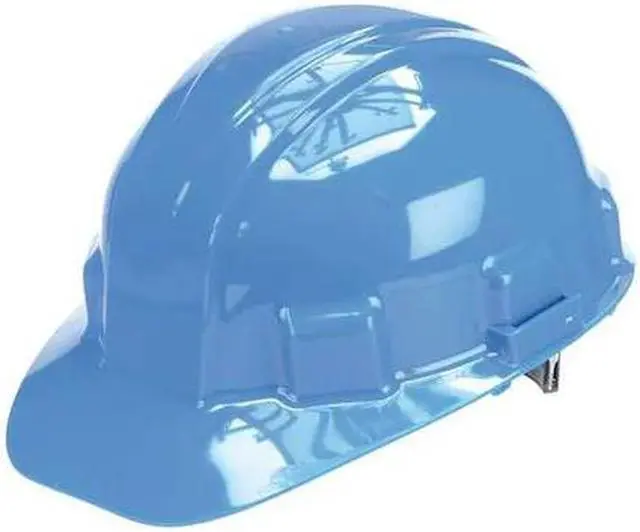 Alt view image 3 of 5 - Hard Hat, FrtBrim, Slotted, 6Rtcht, Blue