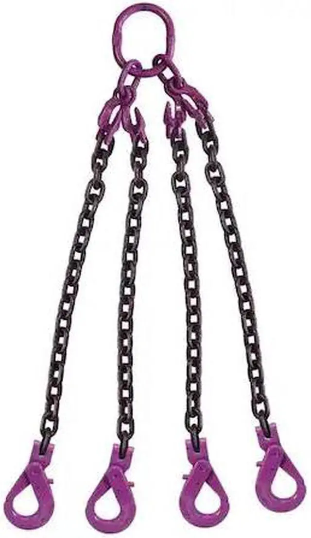 Main image of US CARGO CONTROL 38G100QOSLA-10 3/8" x 10',Adjustable 4Leg Chain Sling w/