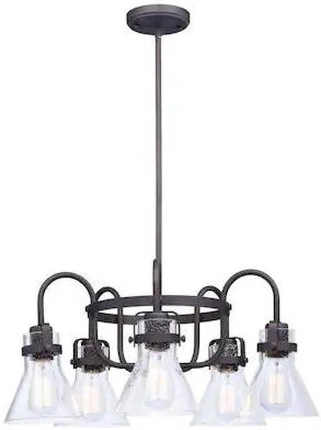 Main image of MAXIM LIGHTING 26117CDOI Seafarer 5-Light 23.75" Wide Oil Rubbed Bronze