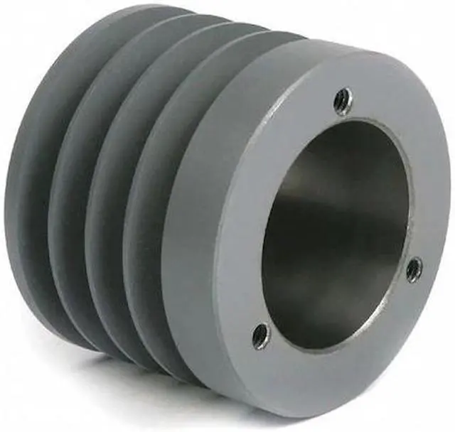 Main image of ZORO SELECT 424B 1/2 in to 1-15/16 in Quick Detachable Bushed Bore 4 Groove