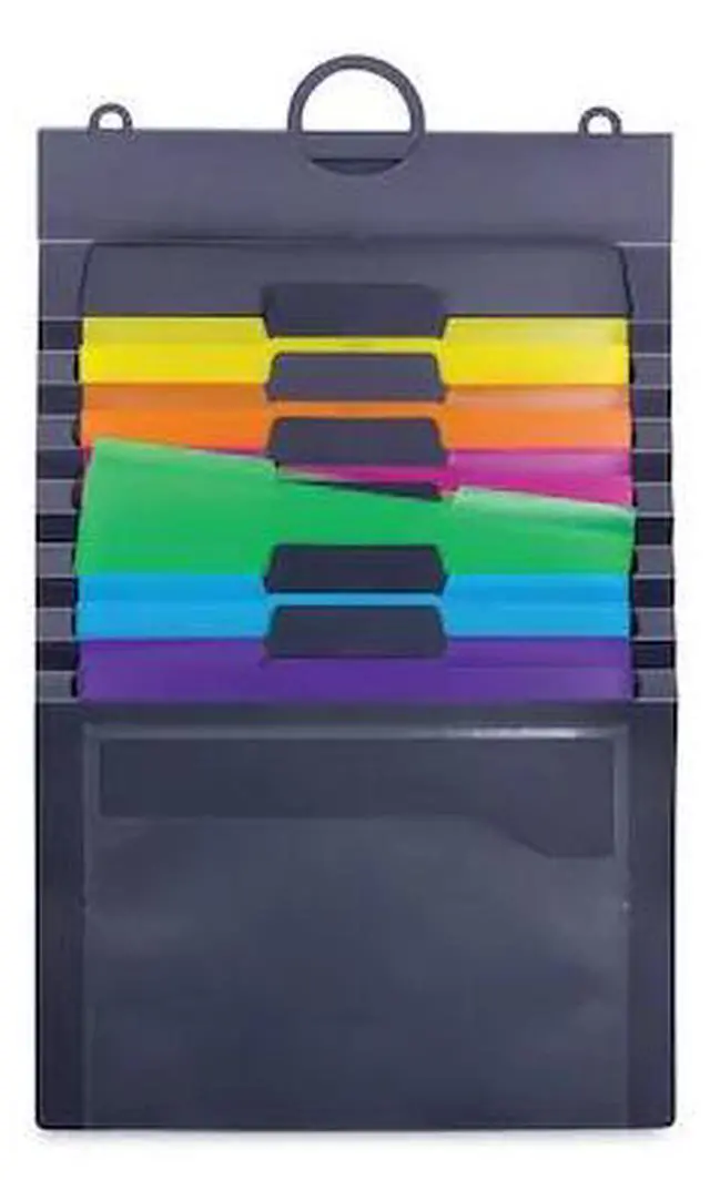 Alt view image 13 of 20 - Smead Organizer,Wall,6pckt,Gy 92060