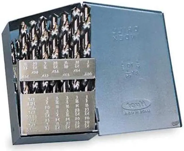 Main image of CHICAGO-LATROBE 57719 29PC 135 Degree Heavy-Duty Screw Machine Lngth Drill Set