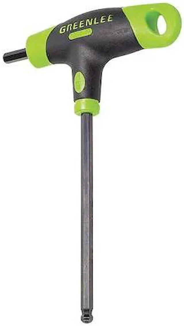 Alt view image 2 of 2 - GREENLEE 0254-49 SAE Plain Ball Hex Key, 1/4" Tip Size, 5 9/64 in Long, 2 29/64
