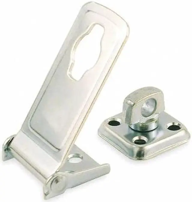Main image of ZORO SELECT 4PE44 Latching Safety Hasp,Steel,3-1/2 In. L