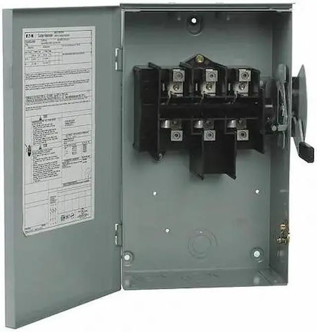 Main image of EATON DG321UGB Nonfusible, Safety Switch, General Duty, 240 V, 3PST, NEMA 1