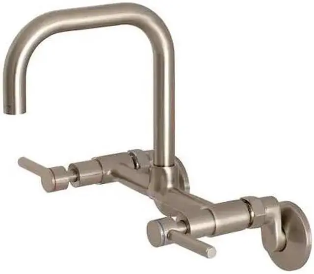 Main image of CONCORD KS813SN KS813SN 8-Inch Adjustable Center Wall Mount Kitchen Faucet
