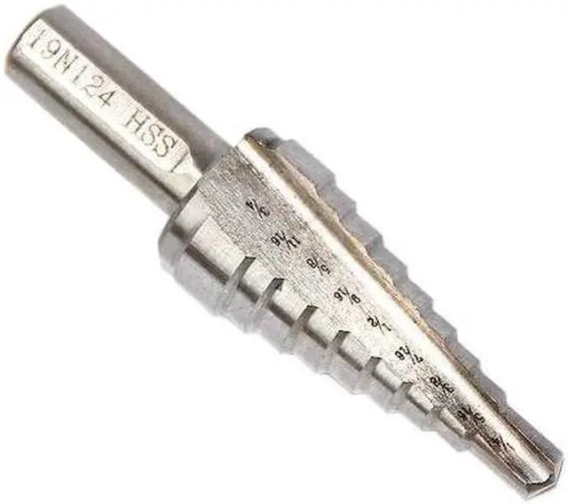 Alt view image 2 of 2 - Step Drill Bit, M2, Bright, 1/4-3/4 In