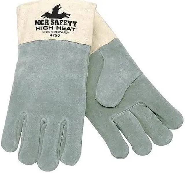 Alt view image 2 of 2 - Welding Gloves, XL, 3-1/2 In. Duck, PR