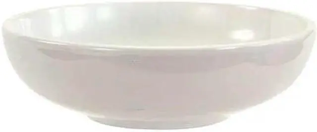 Main image of CRESTWARE AL38 Footed Nappie Bowl, 42 oz., Ceramic Bright White PK12