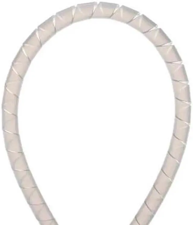 Alt view image 4 of 4 - PANDUIT T50F-C Spiral Wrap, 4 in Max Bundle Dia., 100 ft, Polyethylene, Off