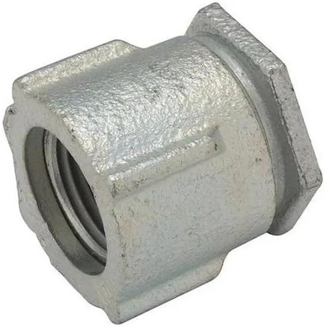 Alt view image 2 of 2 - RACO 1505 IMC Coupling, 1-1/4 in, Threaded, Iron, Zinc Plated, Gray
