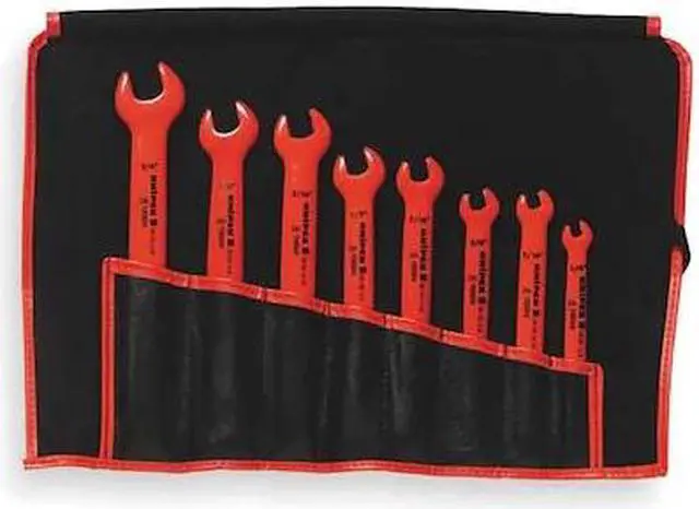 Alt view image 3 of 3 - Insulated Open End Wrench SetNumber of Pieces: 8