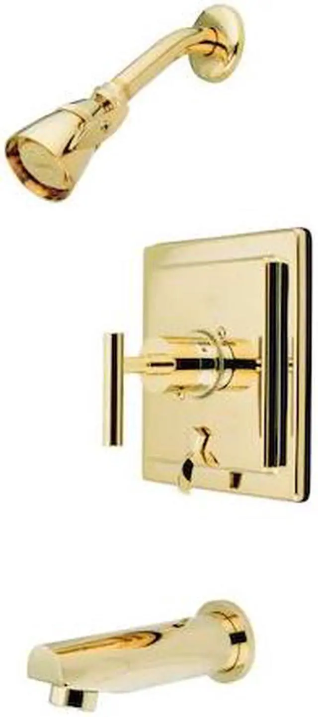 Alt view image 3 of 4 - Kingston Brass KB86520CML Single Handle Tub & Shower Faucet