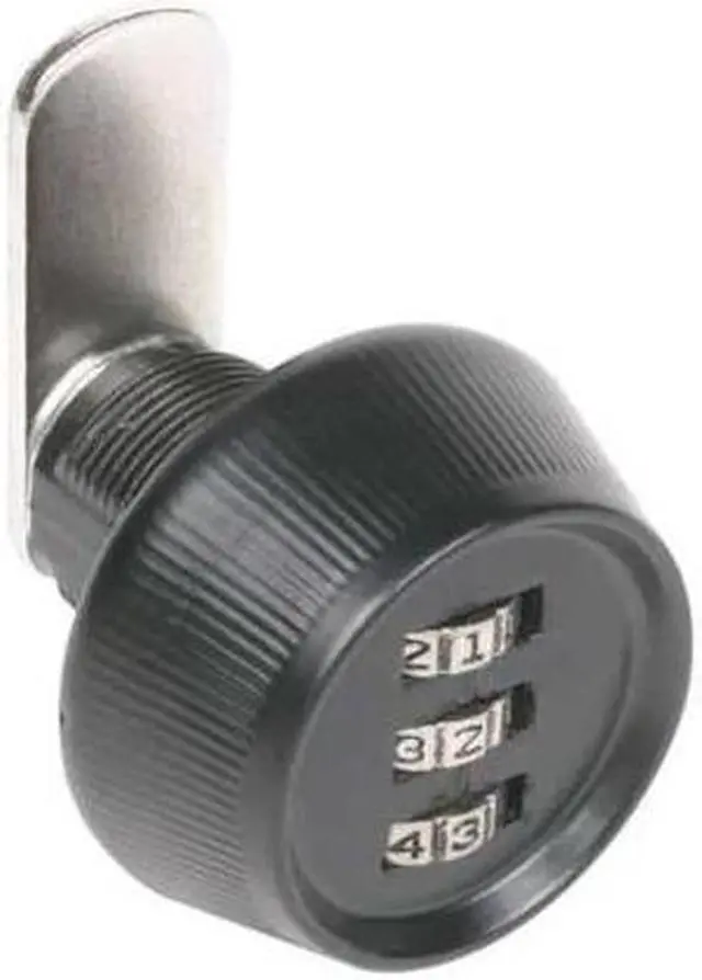 Main image of CCL 39023 Keyless Combination Cam Locks, Black, 27/32 in For Door Thickness, 2