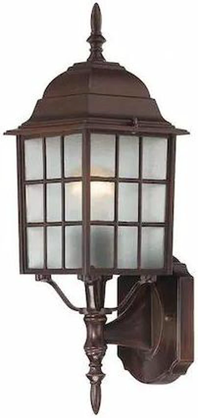 Main image of NUVO 60-4902 Adams 1-Light 18 in. Outdoor Wall with Frosted Glass