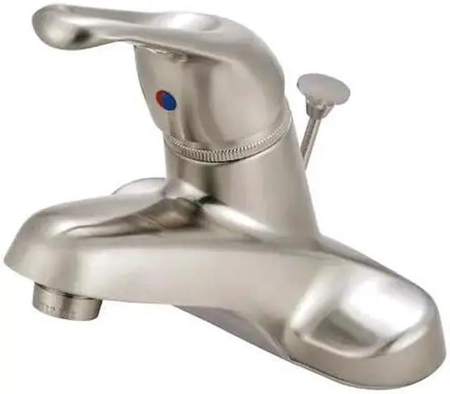 Alt view image 3 of 5 - Kingston Brass KB518B Single Handle 4 in. Centerset Lavatory Faucet with Brass Pop-up