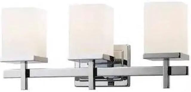 Main image of MAXIM 2153SWPC Tetra 3-Light 22" Wide Polished Chrome Vanity Light