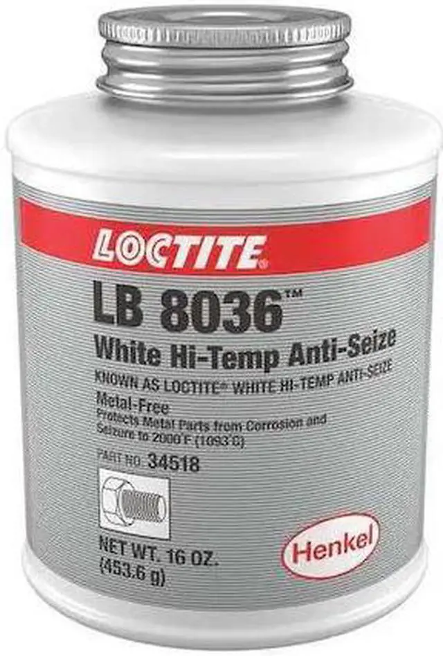 Alt view image 2 of 2 - White High-Temp Anti-Seize, 16 oz Bottle
