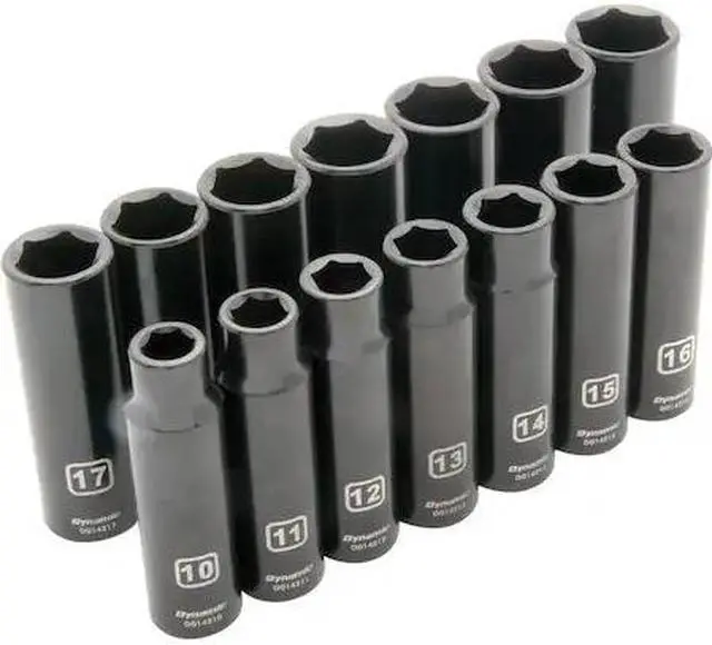 Main image of DYNAMIC D018022 1/2" Dr 14Pcs 6 Point, Deep Impact, Metric Socket Set, 10mm -
