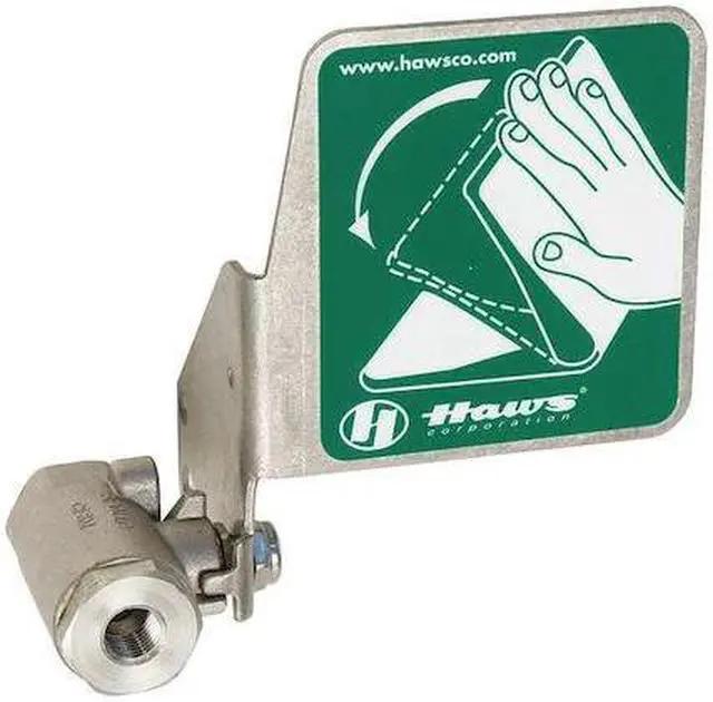 Main image of HAWS SP228 Stay Open Ball Valve with Push Flag,SS