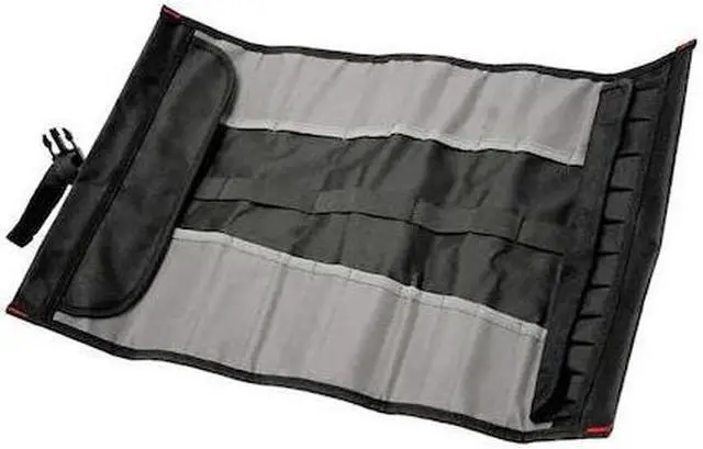 Main image of WESTWARD 32PJ47 Wrench Roll, Black, Polyester, 34 Pockets