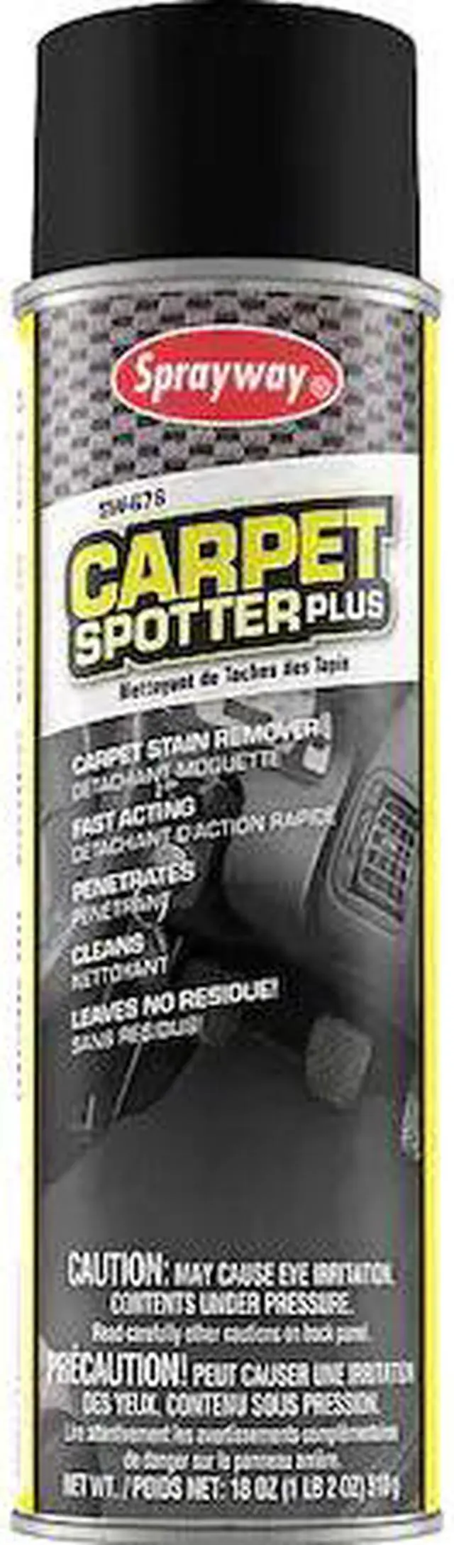 Alt view image 5 of 5 - SPRAYWAY SW676 Carpet Spotter Cleaner,Net 18 Oz.