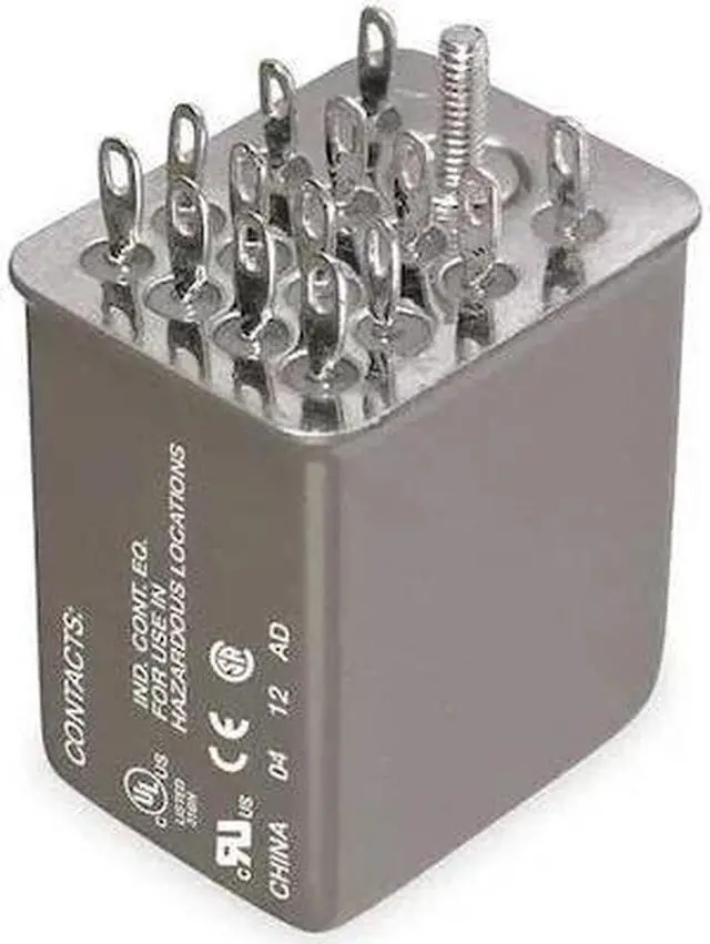 Alt view image 2 of 2 - DAYTON 1EHU6 Plug-In, General Purpose Relay, Square, 3 A, 14