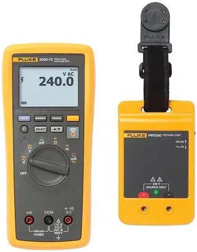 Main image of FLUKE FLK-3000FC/PRV Digital Multimeter Kit, 1,000 Max. AC Volts, 1,000 Max. DC