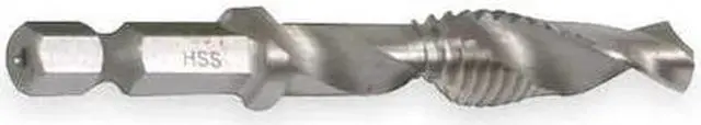 Alt view image 2 of 2 - GREENLEE DTAP5/16-18 Drill/Tap/Countersink Bit,5/16-18x3 1/4