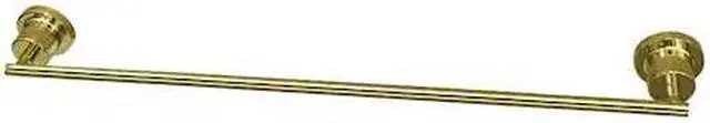 Alt view image 3 of 4 - Kingston Brass BAH82130PB Concord 30 in. Single Towel Bar, Polished Brass