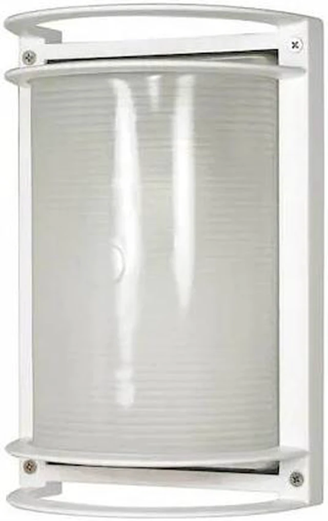Alt view image 2 of 2 - Nuvo Lighting 60-530 Rectangle Wall Sconce, Semi Gloss White