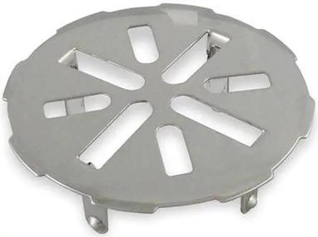 Main image of ZORO SELECT 1PPE6 5" Pipe Dia. Stainless Steel Floor Drain Grid