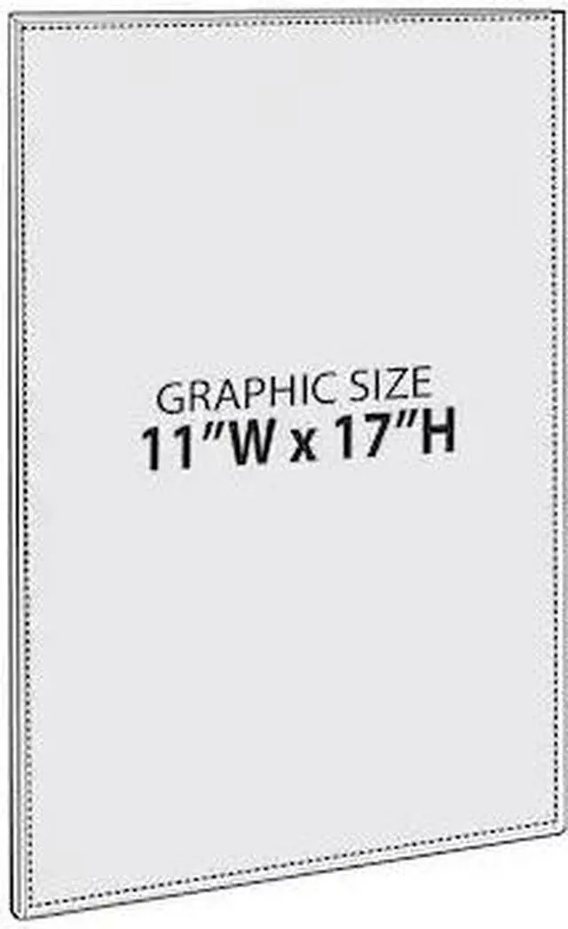 Main image of AZAR DISPLAYS 122032 11"W x 17"H Sign w/ Adhesive Tape, PK10