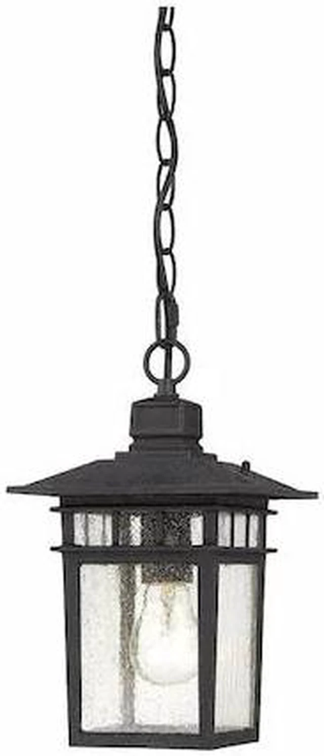 Main image of NUVO 60-4956 Cove Neck 1-Light 12 in. Outdoor Hang with Clear Seed Glass