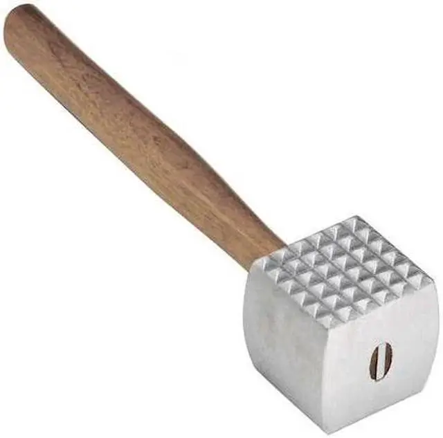 Alt view image 2 of 2 - TABLECRAFT 3016 Meat Tenderizer,Wood Handle
