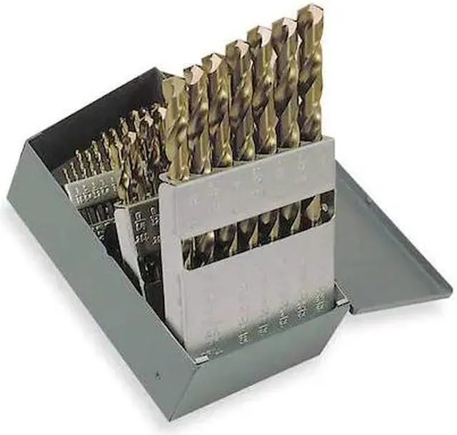 Alt view image 2 of 2 - CHICAGO-LATROBE 57850 29PC 135 Degree Heavy-Duty Cobalt Jobber Lngth Drill Set