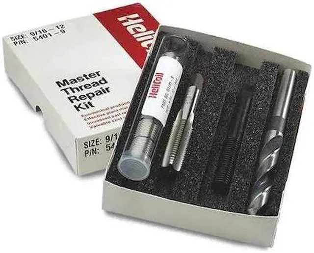 Main image of HELI-COIL 5401-9 Thread Repair Kit,304 SS,9/16-12,6 Pcs